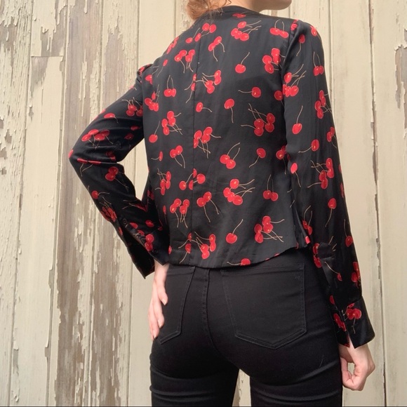 Dkny Sweaters - Silk Cherry Print DKNY shrug